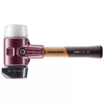 HALDER SIMPLEX Soft-Faced Hammer 60 mm Rubber / Superplastic