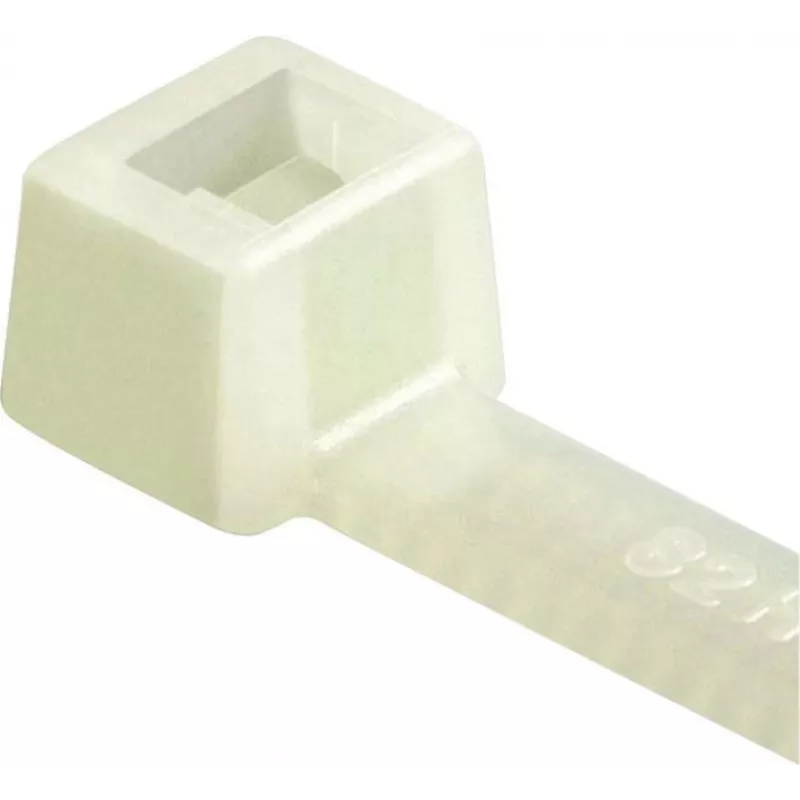 HellermannTyton T80L-PA66-NA-C1 Kaabliside, sisemise sakistusega, T-seeria, 390 mm x 4,7 mm, naturaalne (läbipaistev), 100 tk