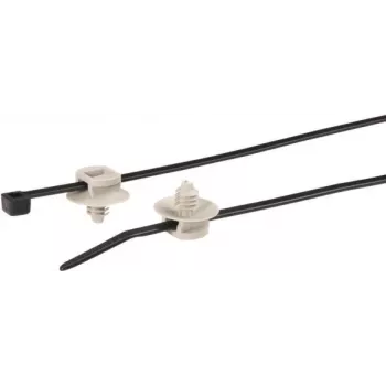 HellermannTyton T30RFT5 Kaabliside - Polüamiid 6.6 - Must - 150 mm - 135 N