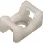 HellermannTyton KR6G5 kaablisideme kinnitusklamber - valge - 100 tk
