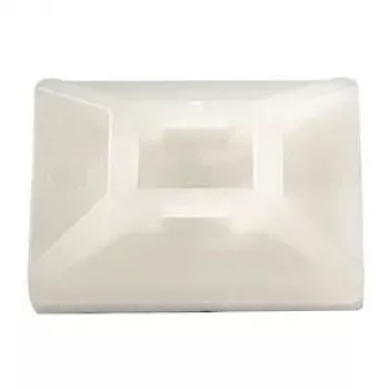 HellermannTyton MB4CA Valge kaabliklambri komplekt 100 tk (MB4CA-PA66-NA-C1)