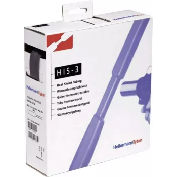 HellermannTyton HIS-3 Soojustõmbuva toru jaotuskarbis 3:1 6mm/2mm 5m Must (308-30600)