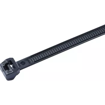 HellermannTyton OS-Series välissakilise kaabliside, 245 x 4,6 mm, must, polüamiid 6.6, 100 tk pakk (118-00018)
