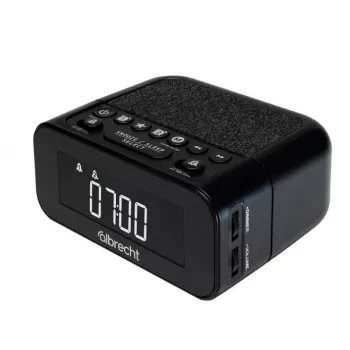 Albrecht DR 451 DAB+/UKW raadio äratuskell, must