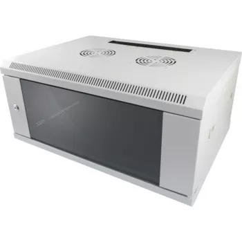 ALLNET ALL-SMC6427GREY 19-tolline 2U riiulikorpus meediakonverteritele, 16 pesa, hall