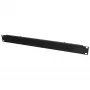 ALLNET ALL-S0002030 19 inch 1U fikseeritud riiul, sügavus 250 mm, must, kandevõime 20 kg