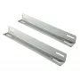 ALLNET ALL-S0002110 19-tolline riiulisiinide komplekt, reguleeritav 400-600mm, must, 1 paar