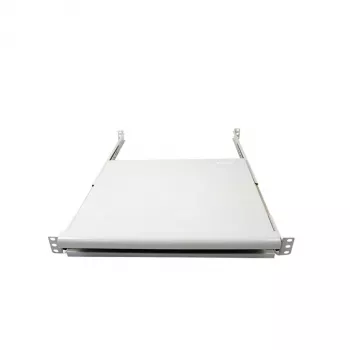 ALLNET 19 inch 1U Väljatõmmatav klaviatuuririiul 800 mm kappidele, must (RAL 9005), kandevõime 25 kg