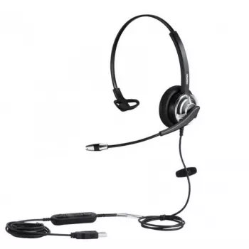 ALLNET 8805-8.1MS - Kõrvaklapid - Peavõru - Kontor/Kõnekeskus - Must - Monofooniline - Juhtmega
