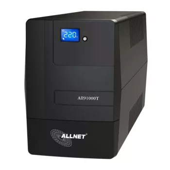 ALLNET UPS 1000VA Line-Interactive USB LCD-ekraan - (Offline) UPS - 26 min (ALL91000T)