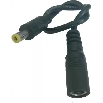 ALLNET DC toiteadapteri kaabel 5.5x2.1mm emane 4.75x1.7mm isasele, 15cm, must