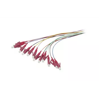 Synergy 21 Fiiberoptiline Pigtail LC 50/125 µm OM4 2 m 12-Pack Värviline