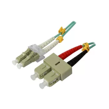 SYNERGY21 S216761 Fiiberoptiline ühenduskaabel 15 m OM3 LC-SC Dupleks Türkiis