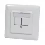 Synergy 21 Keystone Mooduli Kandur Põrandakarp 2x TP Moodulile Puhas Valge 180°