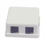 Synergy 21 Keystone Moodulikarp pinnale paigaldamiseks 2x TP moodulile, puhasvalge