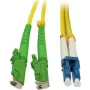 SYNERGY21 Fiiberoptiline paigalduskaabel 30 m LC Duplex to E-2000 (LSH) OS2 Single-Mode 9/125 µm Kollane