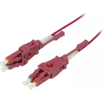 SYNERGY21 Fiiberoptiline paigalduskaabel 15m LC-LC Duplex OM4 Uniboot Pööratav Push/Pull 2mm - Multimoodkiud (S215558)