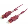 SYNERGY21 Fiiberoptiline ühenduskaabel 20m LC-LC OM4 Uniboot Pööratav Push/Pull 2mm LSZH Punane