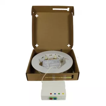 SYNERGY21 FTTH Compact Box eelmonteeritud, 2xSC/APC -> avatud ots, 20m, 9/125µm, G.657.A2, 2-kiuline, OD 2.2mm