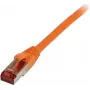 SYNERGY21 Patch-kaabel RJ45 - CAT6 250MHz - 10m Oranž - S/FTP (S-STP) - TPE/LSZH (Superflex)