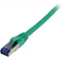 SYNERGY21 Cat6a S/FTP Patch Cable 15m Green TPE Superflex AWG26