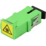Synergy 21 SC/APC Fiiberoptiline Sidur, Üherežiimiline, Simpleks, Keraamiline Ferrule, PVC, Äärikuta, Laserikaitseklapiga (S215677)