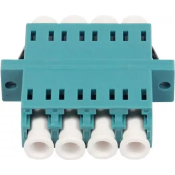 SYNERGY21 Fiiberoptiline sidur LC Female – LC Female Multimode OM3 50/125µm Quad Aqua PVC