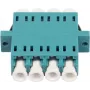 SYNERGY21 Fiiberoptiline sidur LC Female – LC Female Multimode OM3 50/125µm Quad Aqua PVC