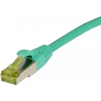 SYNERGY21 Patch Cable RJ45, CAT6A 500MHz, 7.5m, Green, S/FTP, TPE/LSZH (Ultraflex), AWG26, with CAT7 Raw Cable