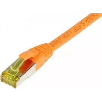 SYNERGY21 Patch-kaabel RJ45, CAT6A 500MHz, 30m, Oranž, S/FTP, TPE/LSZH (Ultraflex), AWG26, CAT7 toorikuga