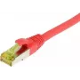 SYNERGY21 Patch-kaabel RJ45, CAT6A 500MHz, 5m, Punane, S/FTP, TPE/LSZH (Ultraflex), AWG26, Cat.7 toorkaabliga
