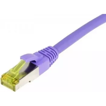 SYNERGY21 Patch-kaabel RJ45, CAT6A 500MHz, 3m, Lilla, S/FTP, TPE/LSZH (Ultraflex), AWG26, CAT7 toorjuhtmega (S217766)