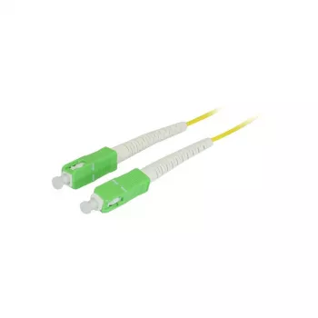 SYNERGY21 Fiber Optic Patch Cable 20m SC/APC to SC/APC OS2 G.657.A2 9/125µm Simplex 2mm Yellow