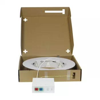 Synergy 21 FTTH Compact Box Pre-assembled, 2xSC/APC -> Open End, 40m, 9/125µm, G.657.A2, 2-Fiber, OD=2.2mm