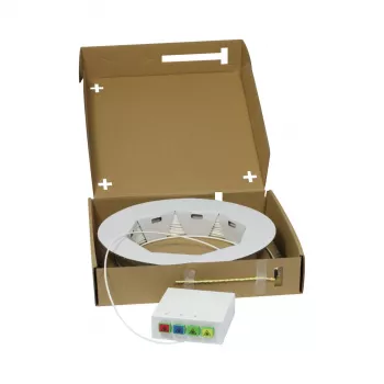 SYNERGY21 FTTH Compact Box eelmonteeritud, 4xSC/APC -> avatud ots, 40m, 9/125µm, G.657.A2, 4-kiuline, OD=2.2mm