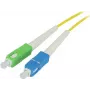 SYNERGY21 Fiiberoptiline paigalduskaabel 5m SC/SC APC OS2 G.657.A2 9/125µm Simpleks LSZH 2mm