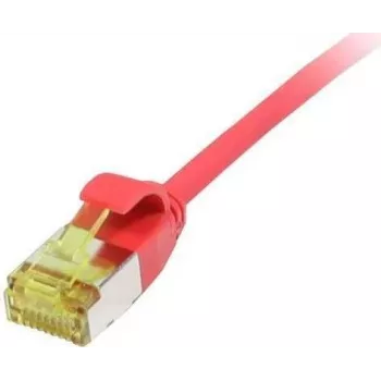 Synergy 21 Patch-kaabel RJ45 CAT6A 500MHz 7.5m Punane U/FTP Slimline Ümmargune d=3.8mm TPE/LSZH (Superflex) AWG32 CAT7 Toorkaabliga