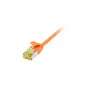 Synergy 21 Patch-kaabel RJ45 CAT6A 500MHz 5m Oranž U/FTP Slimline Ümmargune d=3,8mm TPE/LSZH (Superflex) AWG32 Cat.7 toorkaabliga
