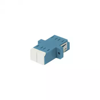 SYNERGY21 Fiiberoptiline sidur LC/LC SingleMode OS2 9/125µm Duplex Sinine PVC Keraamiline Hülss Äärikuga Ühepoolse Laserkaitselapiga
