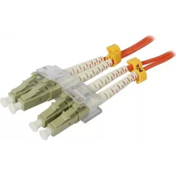 SYNERGY21 Fiiberoptiline paigalduskaabel 0,5m LC-LC Duplex OM2 50/125µm LSZH Oranž