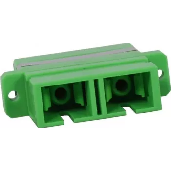 SYNERGY21 Fiiberoptiline sidur SC/APC Female to SC/APC Female Singlemode Duplex OS2 9/125µm PVC Roheline