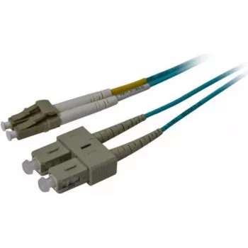 Synergy 21 10m OM3 LC-SC Dupleks Fiiberoptiline Paigalduskaabel - Aqua
