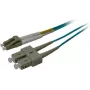 Synergy 21 10m OM3 LC-SC Dupleks Fiiberoptiline Paigalduskaabel - Aqua