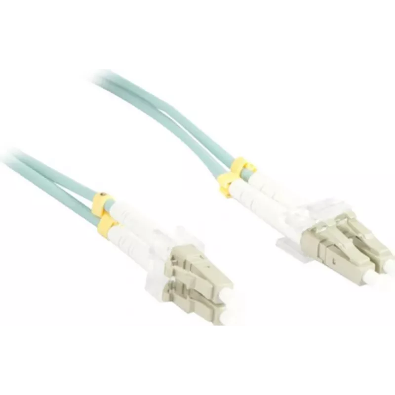 SYNERGY21 Fiber Optic Patch Cable 15m OM3 LC-SC Duplex LSZH Blue
