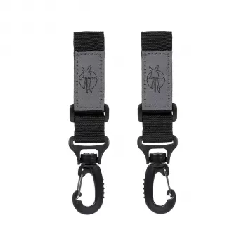 Lassig Casual Label Universal Stroller Hooks Set of 2 Black LHO01