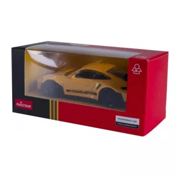 JAMARA Porsche 911 GT3 RS 1:43 Kollane Die-Cast Automudel (402238)
