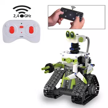 JAMARA CaDA I.Bot Code Robot 1:12 2.4GHz ehitusklotside robotikomplekt (570 klotsi)