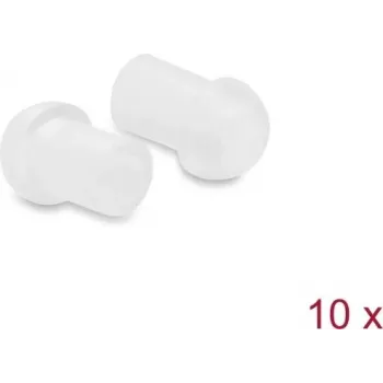 Delock Dust Protection for TOSLINK Connector Plastic 10 Pieces Transparent