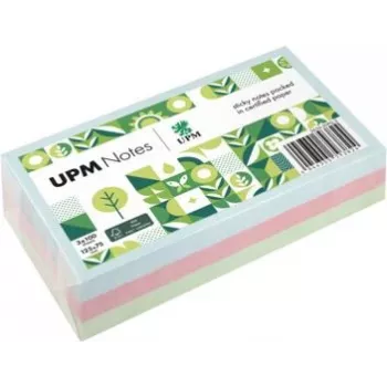 UPM Notes märkmepaberid 5655-20PG-3 Pastel 125x75mm 100 lehte Segatud 3 pakki