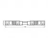 WAGO 770-113 Isospistik, sirge, 2-pooluseline, 250 V, must, WINSTA MINI